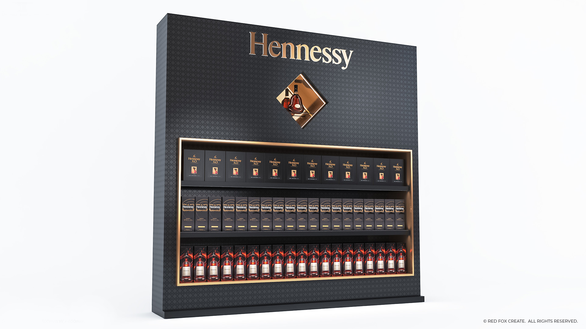 Hennessy Extra Large Permanent Display Unit