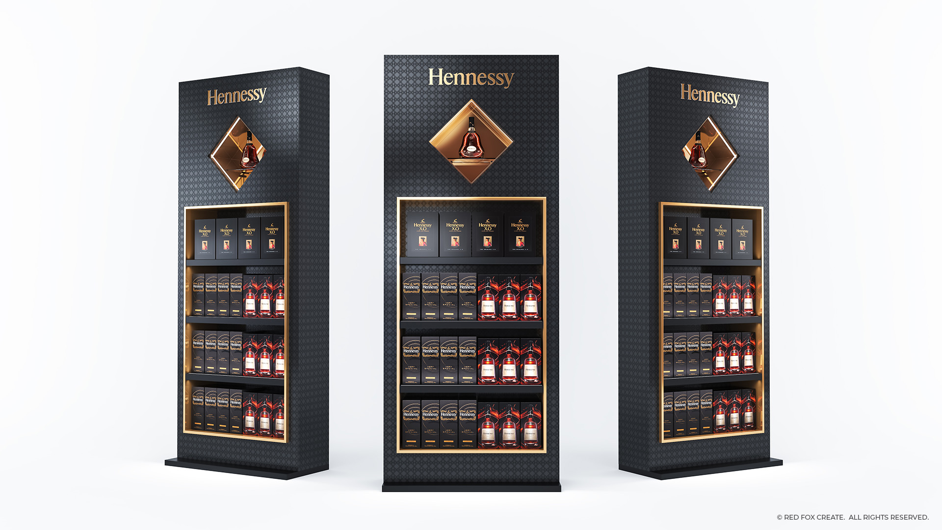 Hennessy Medium Permanent Display Unit