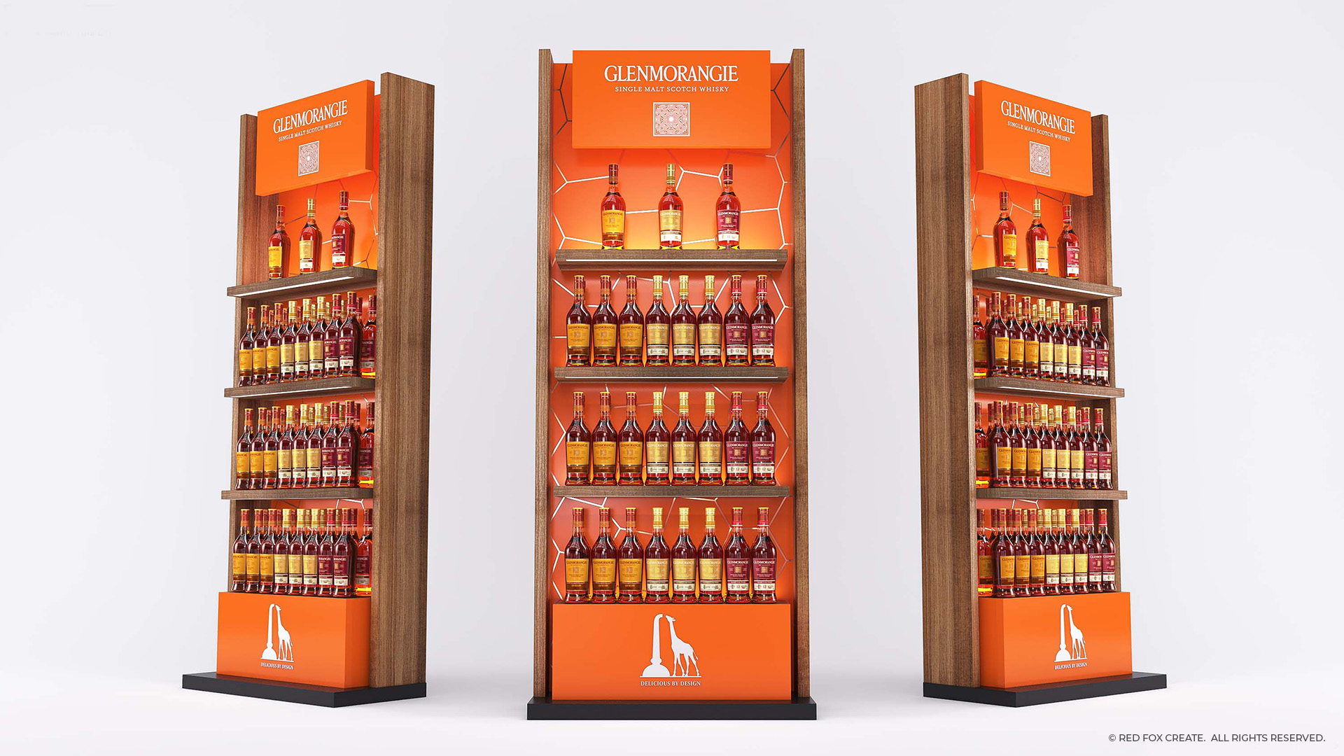 Red Fox Create - Glenmorangie Medium Permanent Display Unit